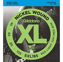 EXL165 Nickel Wound Bass, Custom Light, 45-105